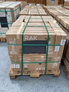 PALLET OF RAK INTERNAL/EXTERNAL GRADE (FREEZE THAW FROST RESISTANT PORCELAIN TILES) 600 X 300MM IN CHARCOAL FINE SURFACE APPROX 43M SQ IN TOTAL APPROX 960KG IN WEIGHT RRP £3542 HEAVY ITEM ADEQUATE VE