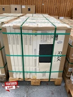 (COLLECTION ONLY) PALLET OF RAK INTERNAL/EXTERNAL GRADE (FREEZE THAW FROST RESISTANT PORCELAIN TILES) 750 X 370MM IN DARK GREY SURFACE APPROX 53M SQ IN TOTAL APPROX 1152KG IN WEIGHT RRP £4369 HEAVY I