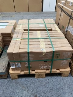 PALLET OF RAK INTERNAL/EXTERNAL GRADE (FREEZE THAW FROST RESISTANT PORCELAIN TILES) 600 X 300MM IN CHARCOAL FINE SURFACE APPROX 29M SQ IN TOTAL APPROX 480KG IN WEIGHT RRP £2362 HEAVY ITEM ADEQUATE VE