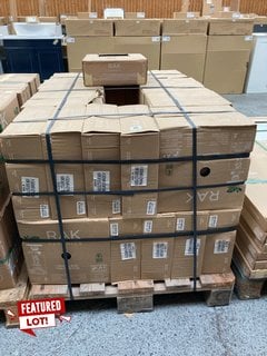 (COLLECTION ONLY) PALLET OF RAK INTERNAL/EXTERNAL GRADE (FREEZE THAW FROST RESISTANT PORCELAIN TILES) 300MM SQ IN MOCHA APPROX 54M SQ IN TOTAL APPROX 1120KG IN WEIGHT RRP £4413 HEAVY ITEM ADEQUATE VE