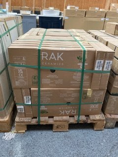 PALLET OF RAK INTERNAL/EXTERNAL GRADE (FREEZE THAW FROST RESISTANT PORCELAIN TILES) 600 X 300MM IN GRAPHITE STONE SMOOTH APPROX 43M SQ IN TOTAL APPROX 960KG IN WEIGHT RRP £3542 HEAVY ITEM ADEQUATE VE