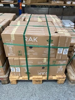 PALLET OF RAK INTERNAL/EXTERNAL GRADE (FREEZE THAW FROST RESISTANT PORCELAIN TILES) 600 X 300MM IN GRAPHITE SMOOTH APPROX 43M SQ IN TOTAL APPROX 960KG IN WEIGHT RRP £3542 HEAVY ITEM ADEQUATE VEHICLE