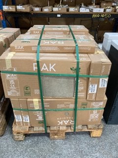 (COLLECTION ONLY) PALLET OF RAK INTERNAL/EXTERNAL GRADE (FREEZE THAW FROST RESISTANT PORCELAIN TILES) 600 X 300MM IN SAHARA STONE APPROX 45M SQ IN TOTAL APPROX 1008KG IN WEIGHT RRP £3720 HEAVY ITEM A