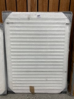 MILANO SINGLE COMPACT RADIATOR 800 X 600MM RRP £170: LOCATION - D4