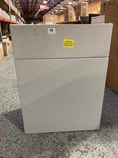 500 X 340MM TOILET UNIT IN MATT PEARL GREY - RRP £210: LOCATION - C1