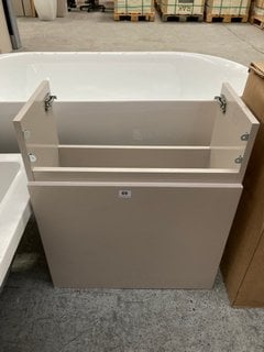 (COLLECTION ONLY) FLOOR STANDING 1 DRAWER SINK UNIT IN CASHMERE 600 X 310 X 690MM: LOCATION - C2