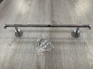 VITRA MATRIX 450MM WALL MOUNTED CHROME TOWEL RAIL RRP £157: LOCATION - R2