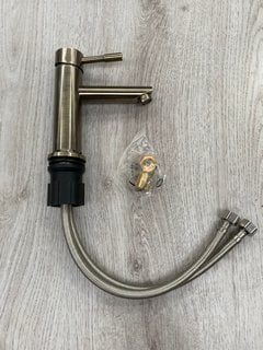 MONO BASIN MIXER TAP IN BRUSHED GOLD RRP £235: LOCATION - R2