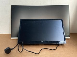 GAWFOLK 27 INCH SUPER COMPUTER MONITOR TO INCLUDE CELLO 19 INCH LED DIGITAL TV: LOCATION - WH10