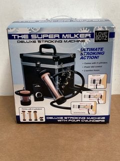 LOVEBOTZ THE SUPER MILKER DELUXE STROKER MACHINE (PLEASE NOTE: 18+YEARS ONLY. ID MAY BE REQUIRED): LOCATION - WH10