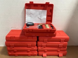 10 X PROFESSIONAL PETROL ENGINE COMPRESSION TESTER KIT SETS: LOCATION - H12