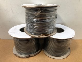 3 X KUKA SOLAR CABLE 100M REEL IN BLACK: LOCATION - G1