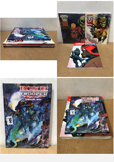 4 X FLEETWAY EDITION 2000 AD YEARBOOKS TO INCLUDE ROGUE TROOPER 1991 BOOK: LOCATION - G2