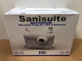 SANIFLO SANISUITE BATHROOM MACERATOR PUMP - RRP:£297: LOCATION - G2