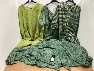 8 X WOMEN'S ASSORTED CLOTHING IN VARIOUS SIZES TO INCLUDE KLASS LIGHT GREEN SHORT SLEEVED TOP UK SIZE 14: LOCATION - G11