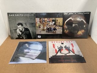 5 X ASSORTED VINYL'S TO INCLUDE SAM SMITH IN THE LONELY HOUR EDITION: LOCATION - G13