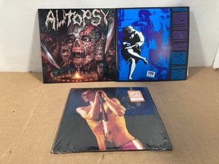 3 X ASSORTED VINYL'S TO INCLUDE GUNS AND ROSES USE YOUR ILLUSION ALBUM: LOCATION - G13