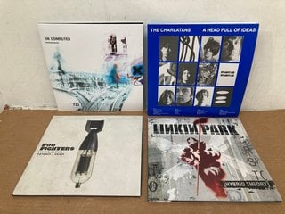 4 ASSORTED VINYL'S TO INCLUDE LINKIN PARK HYBRID THEORY VINYL: LOCATION - G15