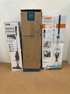 BELDRAY TWO IN 1 STICK VACUUM CLEANER TO INCLUDE VAX MULTI STEAM CLEANER: LOCATION - F17