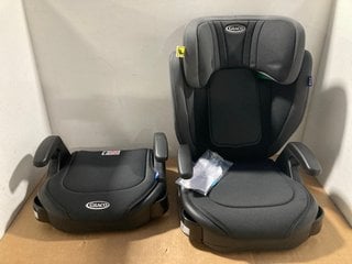 GRACO JUNIOR MAXI I-SIZE R129 HIGHBACK BOOSTER CAR SEAT TO INCLUDE GRACO BOOSTER BACKLESS CAR SEAT: LOCATION - F15