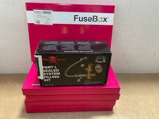 5 X FUSEBOX METAL SURFACE SPACER 30MM DEEP TO INCLUDE PROHEAT PART L SEALED SYSTEM FILLING KIT: LOCATION - F12