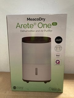 MEACO ARETE ONE DEHUMIDIFIER AND AIR PURIFIER - RRP £179.99: LOCATION - F12