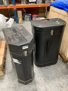 2 X BLACK STORAGE TRUNKS: LOCATION - B5