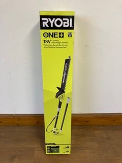 RYOBI ONE 18V CORDLESS POLE HEDGE TRIMMER RRP £149.99: LOCATION - A1