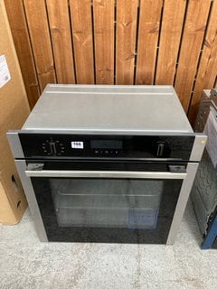 NEFF N50 SLIDE AND HIDE BUILT IN ELECTRIC OVEN IN GRAPHITE MODEL : B3ACE4HG08 RRP £599: LOCATION - A1