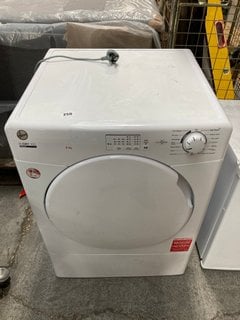 HOOVER 9KG VENTED TUMBLE DRYER: MODEL NO. HLEV9LF-80 - RRP £269.99: LOCATION - A6