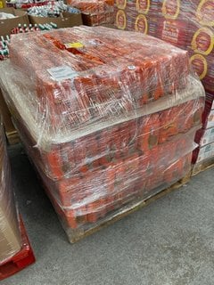 PALLET OF LUCOZADE ENERGY ORANGE DRINKS (B.B DATE 10.2024): LOCATION - B1 (KERBSIDE PALLET DELIVERY)