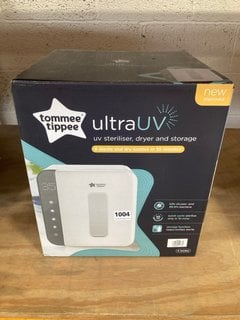 TOMMEE TIPPEE ULTRA UV STERILISER, DRYER & STORAGE SYSTEM IN WHITE - RRP £149: LOCATION - AR1