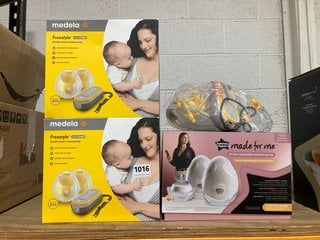 QTY OF ASSORTED BREAST PUMPS TO INCLUDE TOMMEE TIPPEE MADE FOR ME WEARABLE PUMP: LOCATION - AR2