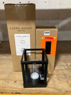 QTY OF ASSORTED LIGHTING ITEMS TO INCLUDE LAURA ASHLEY CARSON TABLE LAMP IN POLISHED NICKEL (BASE ONLY): LOCATION - AR4