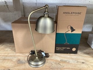 QTY OF ASSORTED ANGLEPOISE ORIGINAL 1227 MINI TABLE LAMP IN LINEN WHITE: LOCATION - AR5