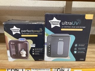 TOMMEE TIPPEE ULTRA UV STERILISER, DRYER & STORAGE SYSTEM TO INCLUDE TOMMEE TIPPEE PERFECT PREP DAY & NIGHT FORMULA FEED MAKER: LOCATION - AR6