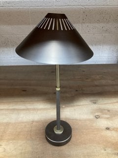 JOHN LEWIS & PARTNERS TALBOT RECHARGEABLE TABLE LAMP IN ANTIQUE BRASS TO INCLUDE ISABEL TOUCH TABLE LAMP IN BRASS: LOCATION - AR6