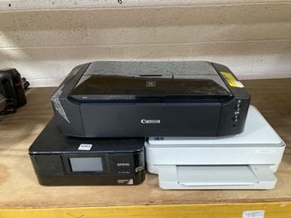 3 X ASSORTED PRINTERS TO INCLUDE CANON IP8750 PRINTER: LOCATION - AR7