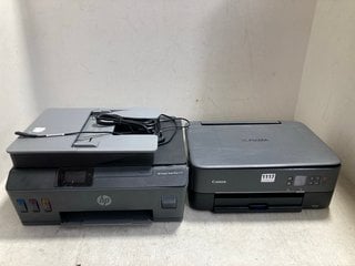 CANON PIXMA TS5350I 3 IN 1 PRINTER IN BLACK TO ALSO INCLUDE HP SMART TANK PLUS 570 WIRELESS ALL IN ONE PRINTER IN BLACK: LOCATION - AR17