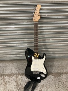 CLECA GUITAR IN BLACK & CREAM: LOCATION - A1