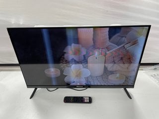 HISENSE LED BACKLIGHT 32" TV: MODEL NO 32A4EGTUK (WITH BOX, REMOTE, STAND & CABLE, LCD DAMAGE AS ILLUSTRATED) [JPTM126527]