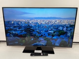 PANASONIC LED 43" TV: MODEL NO TX-43MX650B (WITH REMOTE, STAND & POWER CABLE, BOX HEAVILY DAMAGED) [JPTM123804]