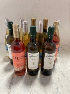 12 X BOTTLES OF ASSORTED WINES TO INCLUDE ROQUEMARTINE VIOGNIER 2022 75CL ALC 12.5% (WE OPERATE A CHALLENGE 25 POLICY. 18+ ID MAY BE REQUIRED UPON COLLECTION/DELIVERY, E.G. A VALID PASSPORT OR PHOTO