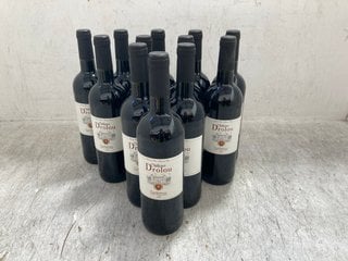 12 X BOTTLES OF CHÂTEAU DROLOU CORBIERS 2022 75CL ALC 13.5% (WE OPERATE A CHALLENGE 25 POLICY. 18+ ID MAY BE REQUIRED UPON COLLECTION/DELIVERY, E.G. A VALID PASSPORT OR PHOTO DRIVING LICENCE.): LOCAT