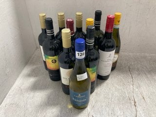 12 X ASSORTED BOTTLES OF WINE TO INCLUDE SOL DE CHILE MERLOT 75CL ALC 13.5% (WE OPERATE A CHALLENGE 25 POLICY. 18+ ID MAY BE REQUIRED UPON COLLECTION/DELIVERY, E.G. A VALID PASSPORT OR PHOTO DRIVING