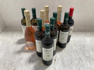 12 X ASSORTED BOTTLES OF WINE TO INCLUDE CALIZA TEMPRANILLO ROSANDO ROSE WINE 75CL ALC 13.5% (WE OPERATE A CHALLENGE 25 POLICY. 18+ ID MAY BE REQUIRED UPON COLLECTION/DELIVERY, E.G. A VALID PASSPORT