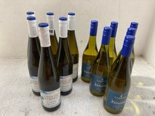 12 X ASSORTED BOTTLES OF WINE TO INCLUDE CARMEN PREMIER FUME BLANC WHITE WINE 75CL ALC 12.5% (WE OPERATE A CHALLENGE 25 POLICY. 18+ ID MAY BE REQUIRED UPON COLLECTION/DELIVERY, E.G. A VALID PASSPORT