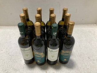 12 X ASSORTED BOTTLES OF WINE TO INCLUDE TERRE SICILIANE VIOGNIER 75CL ALC 12.5% (WE OPERATE A CHALLENGE 25 POLICY. 18+ ID MAY BE REQUIRED UPON COLLECTION/DELIVERY, E.G. A VALID PASSPORT OR PHOTO DRI