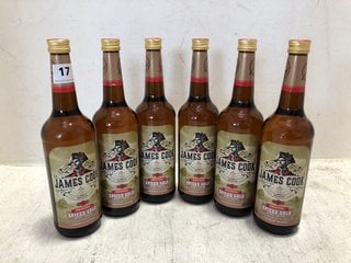 6 X JAMES COOK ORIGINAL SPICED GOLD SPIRIT DRINK 70CL ALC 35% (WE OPERATE A CHALLENGE 25 POLICY. 18+ ID MAY BE REQUIRED UPON COLLECTION/DELIVERY, E.G. A VALID PASSPORT OR PHOTO DRIVING LICENCE.): LOC