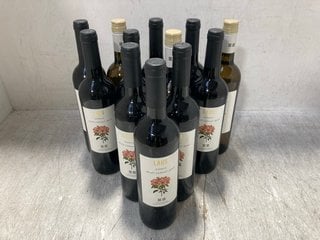 12 X ASSORTED BOTTLES OF WINE TO INCLUDE LAUS CHARDONNAY SOMONTANO WHITE WINE 75CL 13.5% ALC VOL (WE OPERATE A CHALLENGE 25 POLICY. 18+ ID MAY BE REQUIRED UPON COLLECTION/DELIVERY, E.G. A VALID PASSP